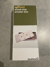 B&Q Rockwell Wood Chip Smoker Box BBQ Accessory Brand New In Box!