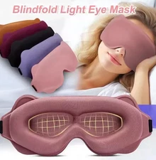 Sleeping Mask Eyepatch Blindfold Light Travel Eye Mask for 3D Sleeping Mask
