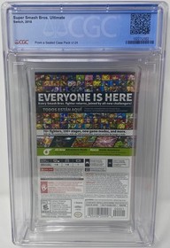 CGC Graded Super Smash Bros. Ultimate NEW Switch (1022752002, 9.9 A++)