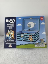 Bluey Jewelry Box for Girls - Musical Jewelry Box with Spinning Figurine, Blu...