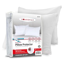 Waterproof Pillow Protectors - Zippered Pillow Case Covers - Highly Soft No...