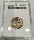 1938-D/D Buffalo Nickel MS64 5c ANACS Soapbox Holder - Beautiful Toning RPM