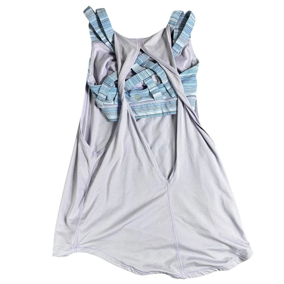 Lululemon Ready & Go Tank Lila/Onda Twist Lila Kayak Azul Talla 4 Foto 2 de 4