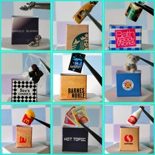 Miniature Dollhouse Accessories / 20 RANDOM BAGS WITH ACCESSORIES