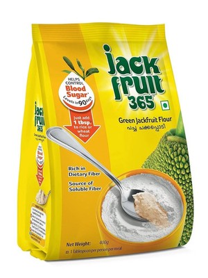 Jackfruit365 Green Jackfruit Flour- 400g (Pack of 2)