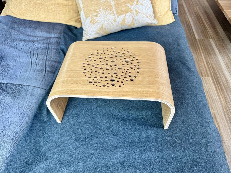 Design Laptoptisch Holz für Chouch/ Mobiler Betttisch/Pflanzenhocker