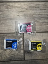 New Genuine Epson 99 Magenta Cyan Yellow