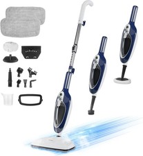 Steam Mop with Detachable Handheld Steamer All-In-One 11 Accessories, 23Ft Power