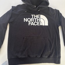 The North Face Women's Black Half Dome Hoodie Size M Pullover Long Sleeve