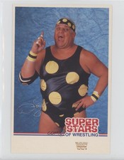 1989 Titan Sports WWF Super Stars of Wrestling Postcards Dusty Rhodes 08ju
