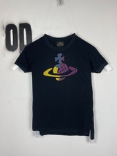 Vivienne Westwood Big Orb Logo T-Shirt Black Size S