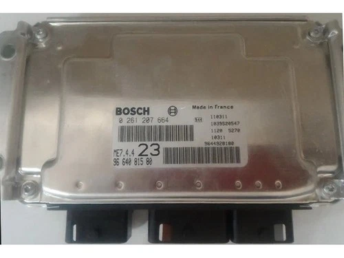 ECU Engine Control Unit Peugeot 206 1.6 9664081580 0261207664 ME7.4.4