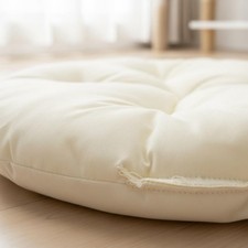 Reversible Cat Sleeping Pad All-Season Soft Round Cat Bed Warm and Cozy