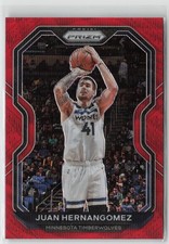 2020-21 Panini Prizm #192 Juancho Hernangomez Ruby Wave Prizms