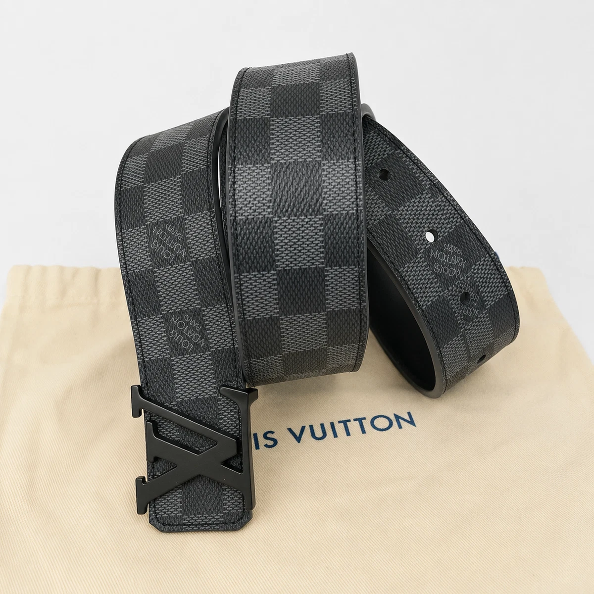 Louis Vuitton Gray Belts for Men for sale | eBay