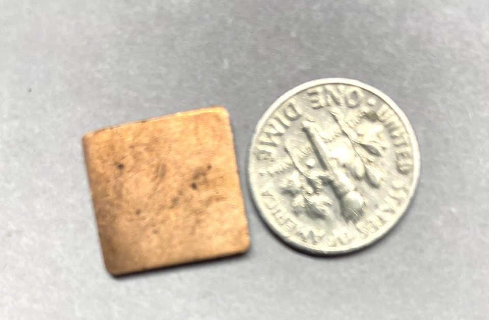 20x De colección. Cabujón Esmalte 16mm Cabujón Cuadrado-Negro/Azul/Blanco Esmalte sobre Cobre Foto 2 de 3