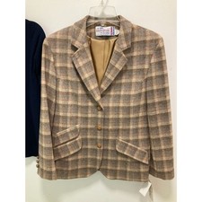 Vintage Pendelton Knockabouts wool blazer, with tags, womens size 14