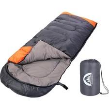 Schlafsack 3-4 Jahreszeiten Camping Wandern warm leicht kompakt Baumwolle