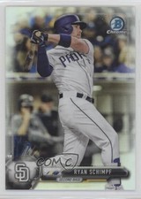 2017 Bowman Chrome Refractor 324/499 Ryan Schimpf #74 11pj