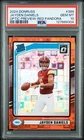 2024 Panini Donruss Rated Rookie Jayden Daniels #389 Red Pandora PSA 10
