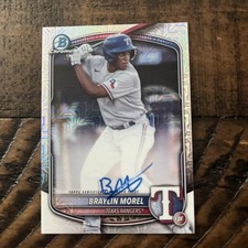 2025 Bowman - Chrome Prospect Mega Box Autographs Braylin Morel #BMA-BM (AU, RC)