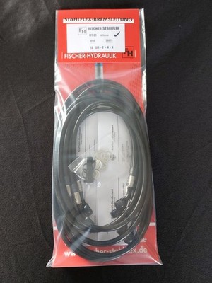 MT 01 RP18 2007- STAHLFLEX vorne & hinten & Kupplung SCHWARZ MT01 A244