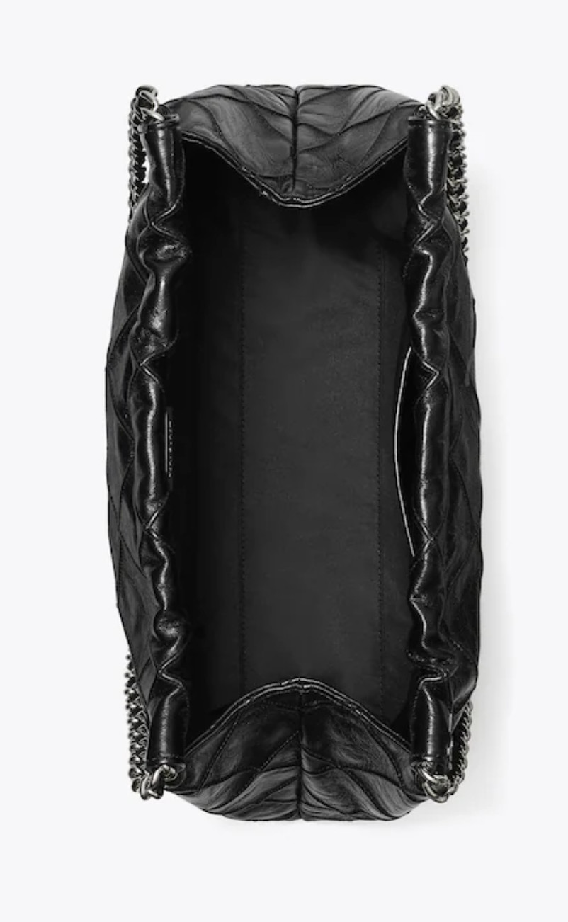 NEW Tory Burch Fleming Distressed Hobo Bag - Black_TB61D3LF35_Expedited image 6
