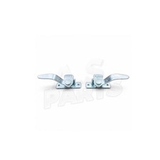 Heavy Duty Windshield Frame Center Latch Pair For Willys 1946-49 Cj-2a Cj-3b