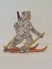 MANOIL TOY SOLDIER M125 FINN SKIER & SOLDIER KHAKI W/APPLE BARREL M164a MILITARY — photo 3