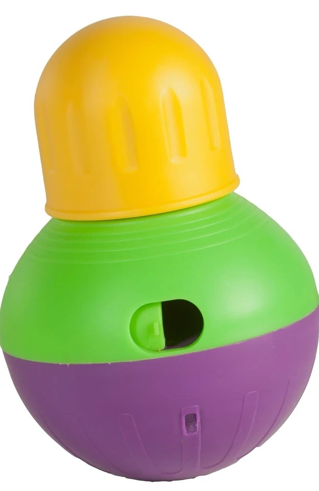 Starmark Treat Dispensing Bob-a-Lot Dog Toy For Small Medium Pets, Small - Image 4 of 4