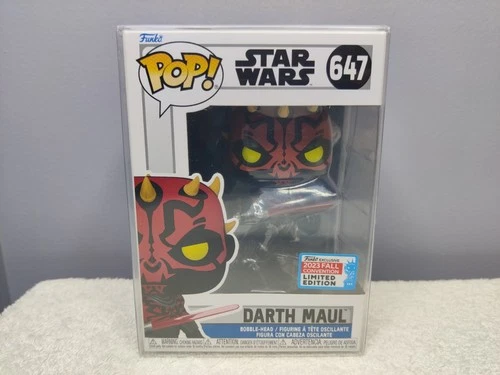 Funko Pop Star Wars Darth Maul Fall Convention Exclusive #647 w/Protector