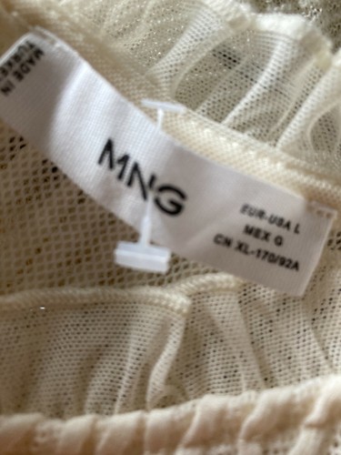 MANGO BLOUSE TOP SHIRT SIZE L UK 14 EUR 40 - Picture 5 of 6