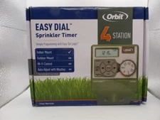 ORBIT 57594 4-ZONE INDOOR EASY DIAL LAWN SPRINKLER TIMER
