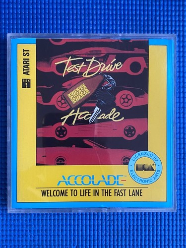 Atari ST Test Drive Retro Racing Driving Game By Accolade Floppy Disk