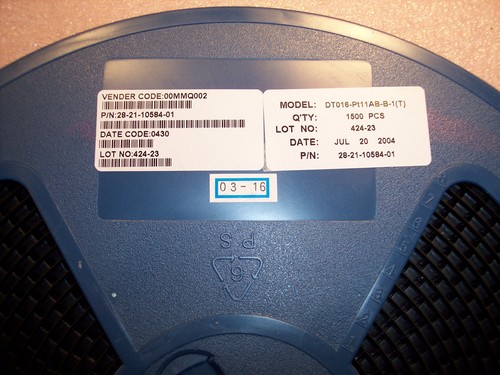QTY (50) DT016-Pt11AB-B-1 TAIWAN MISAKI SMD VERTICAL DETECTOR SWITCHES - Picture 2 of 2