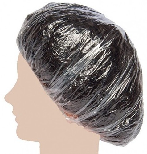 100 pack hair processing caps perms coloring and treatment one