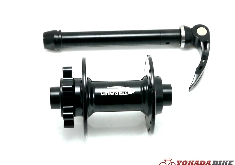 CHOSEN Bearing DA8596B-M15 32H MTB Bike Disc Brake Hubs w/Skewers Front Black - Image 3 of 3