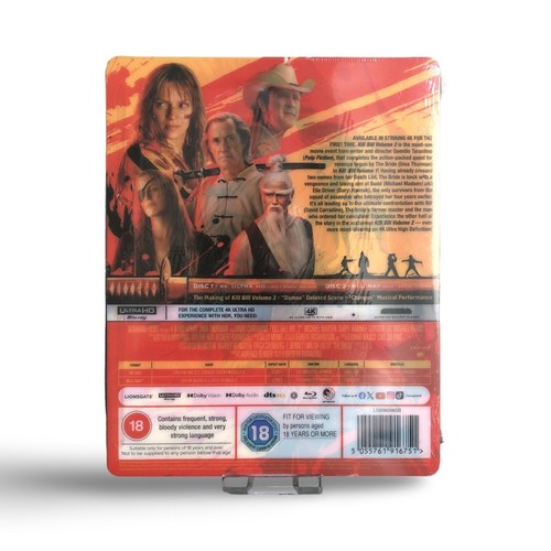 KILL BILL VOL. 2 4K UHD + Blu-ray Steelbook Brand New Sealed - Photo 2/6