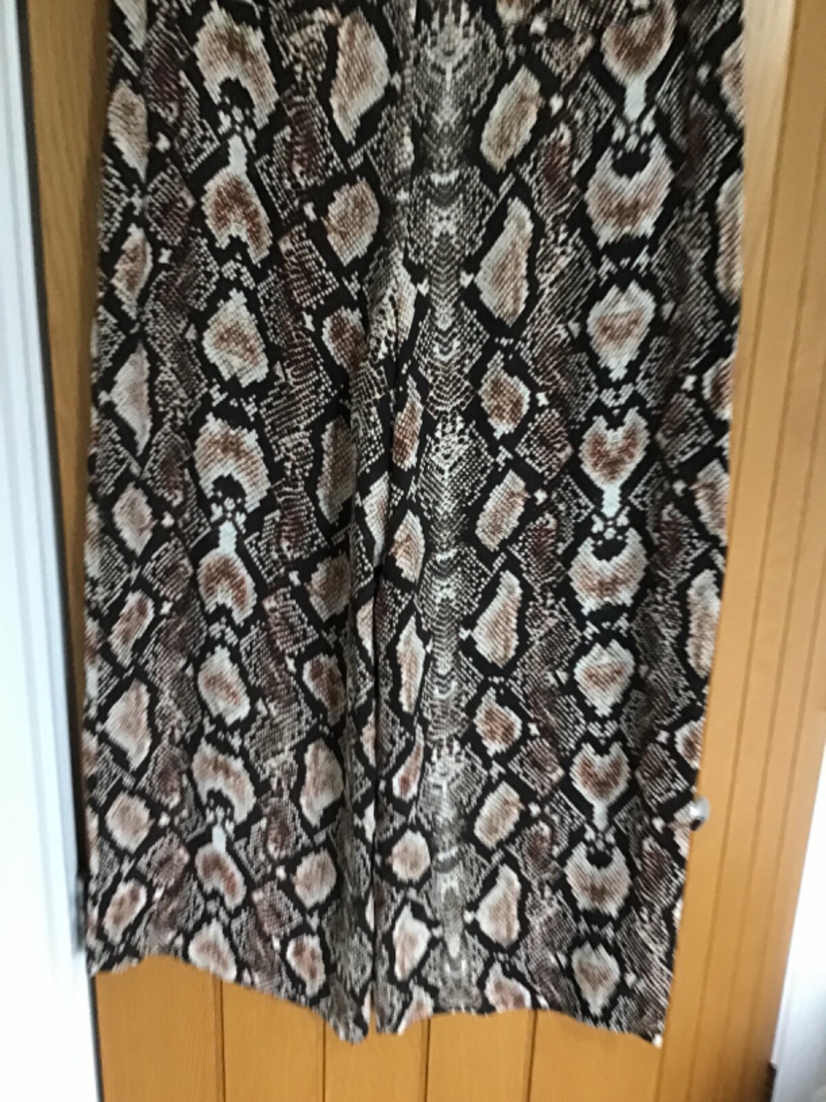 Whistles brown print trousers size 12 hardly worn eBay