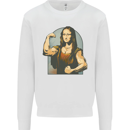 Mona Lifter Funny Gym Bodybuilding Workout Kids Sweatshirt Jumper - Picture 22 of 87