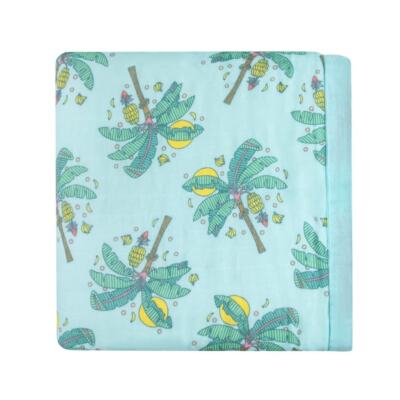 Coco Moon Hawaii Banana Moon Baby Quilt Large (47x47) Baby Quilt