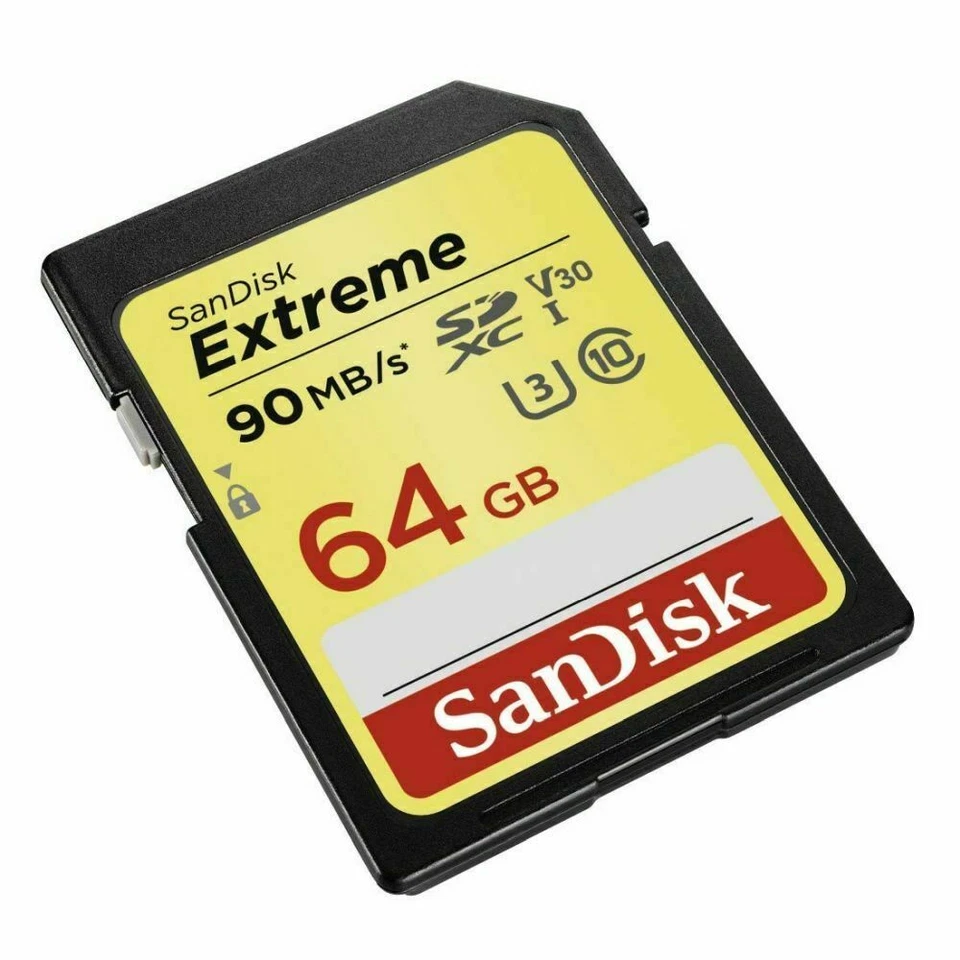 SanDisk Extreme 64GB SDXC UHS-I Card U3 90MB/s Class 10 Digital Memory. - Image 3 of 4