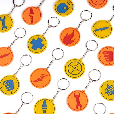Team Fortress 2 Class Emblem Keychain | 3D Printed TF2 Keychain Class Icons
