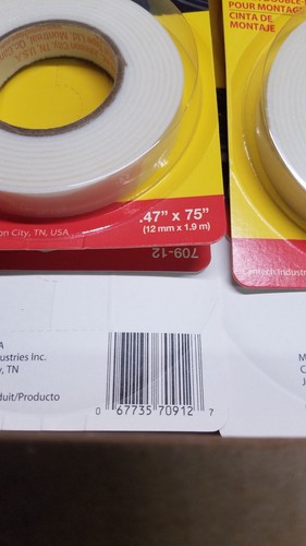 Double-sided Mounting Tape (USA) 24 ROLLS - Picture 2 of 4