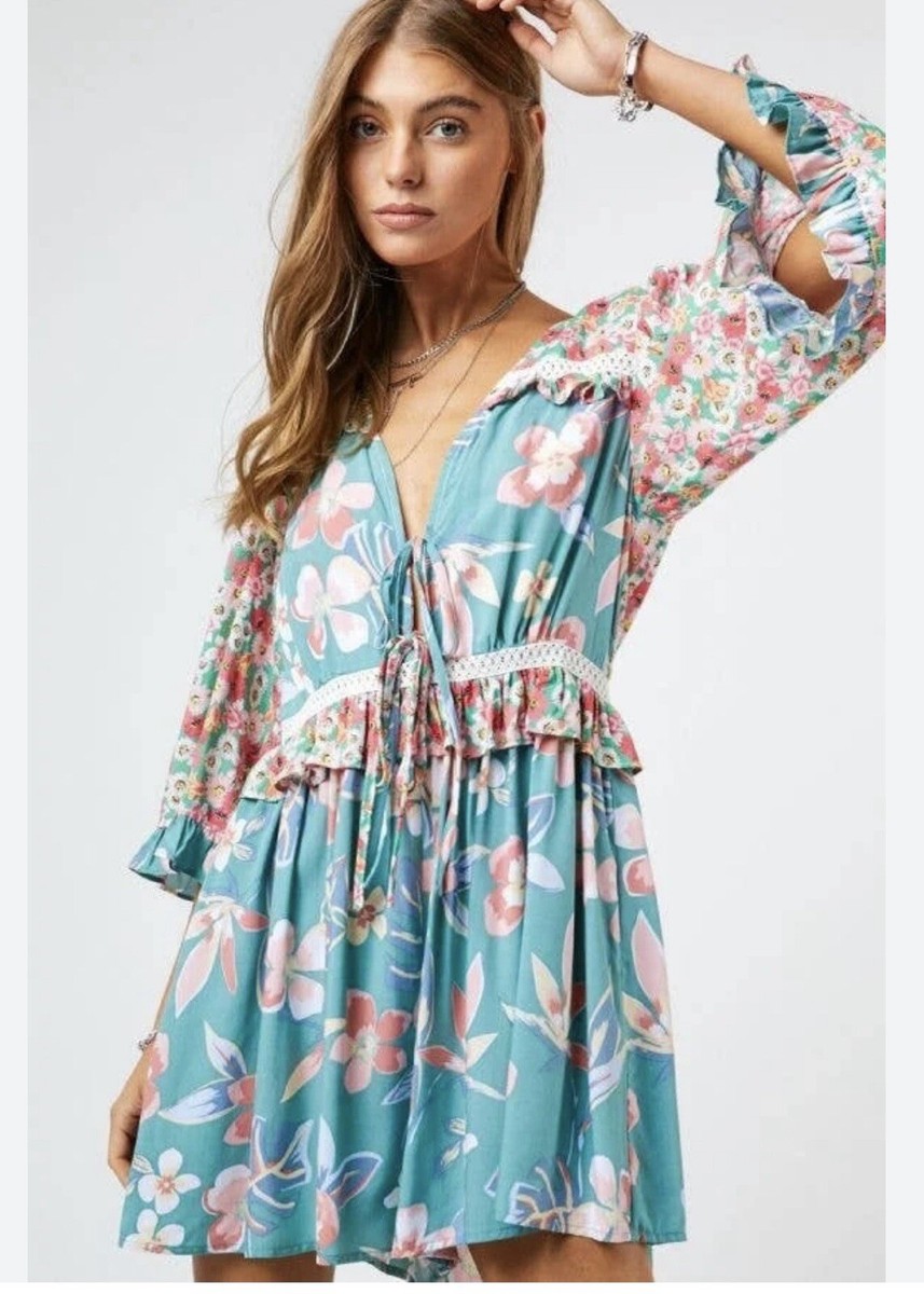 seafoam green summer dress Camila Coelho Sage Mini Dress in Seafoam Green