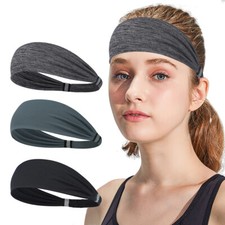 Men Woman Sweatband Sports Headband for Football Basketball Running Cycling Yoga