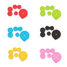 1 Set Silicone Conductive Rubber Pads Game Repair Parts Replacement For GBA SP