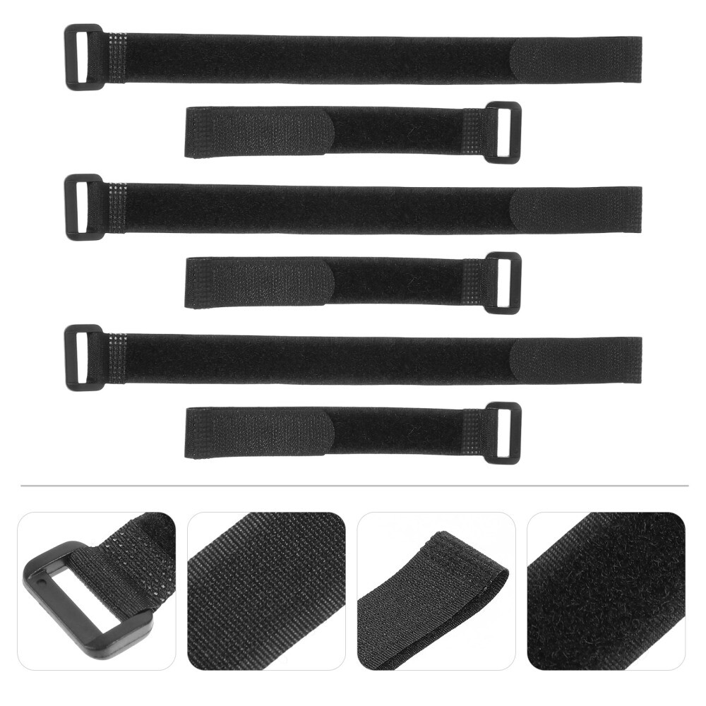 6 Pcs Bike Strap Cables Ties Wheel Fixing Band Bicycle Handling Bikes