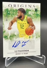 2021 Panini Chronicle Origins Draft Picks #22/99 LJ Figueroa Ducks Rookie Auto