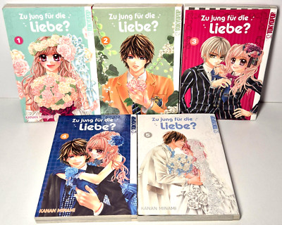 Zu jung für die Liebe? Band 1-5 (komplett) / TOKYOPOP Manga / Deutsch /